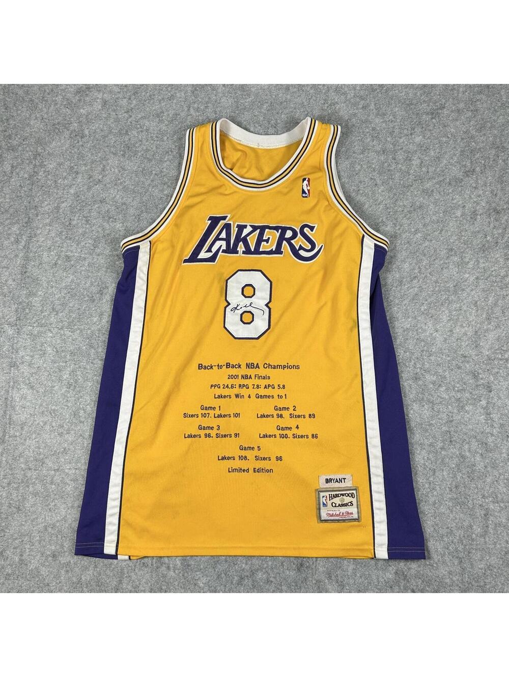 2001 Kobe Bryant #8 Limited Championship Jersey Size XL